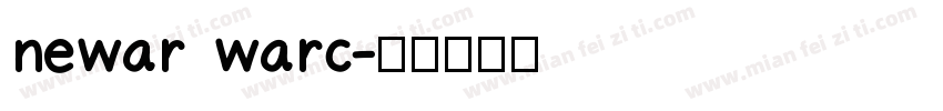 newar warc字体转换